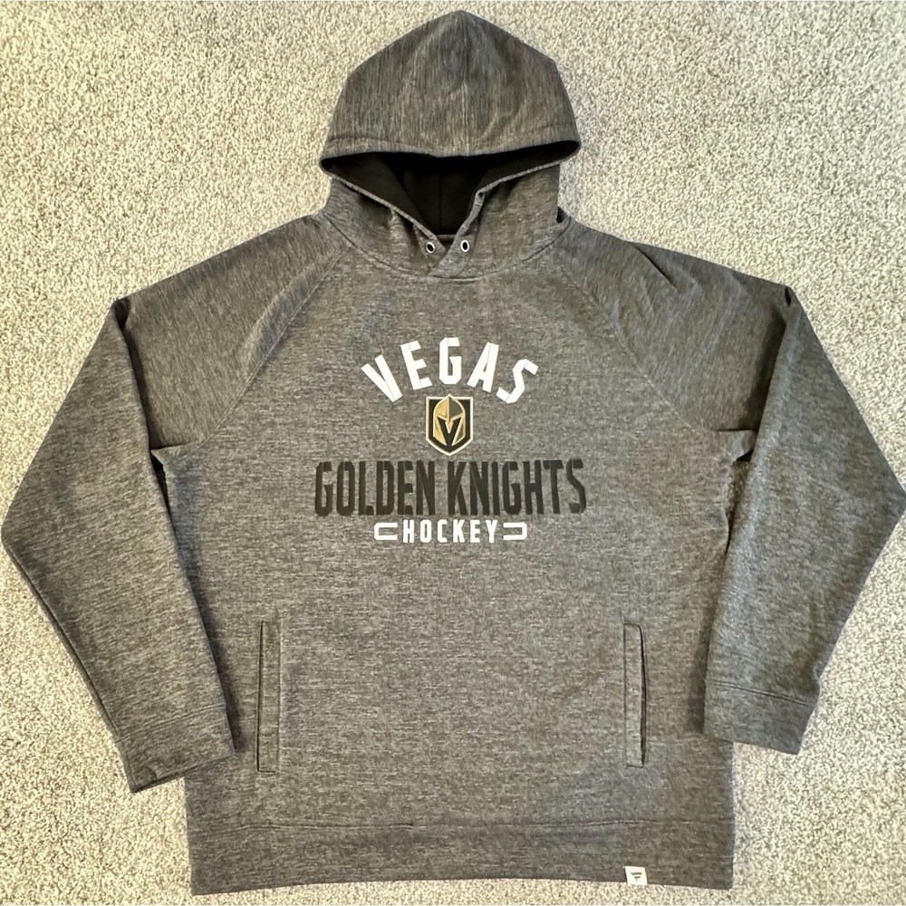 Fanatics Las Vegas Golden Knights Hoodie Mens XL Gray Pullover Sweatshirt Hockey